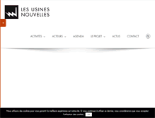 Tablet Screenshot of lesusinesnouvelles.com